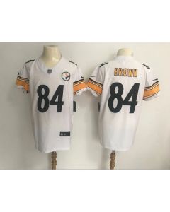Men's Pittsburgh Steelers #84 Antonio Brown White Vapor Untouchable Elite Stitched NFL Jersey