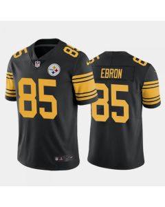 Men's Pittsburgh Steelers #85 Eric Ebron Black Color Rush Limited Stitched Jersey