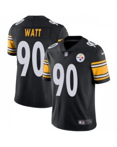Men's Pittsburgh Steelers #90 T. J. Watt Black Vapor Untouchable Limited Stitched NFL Jersey