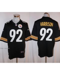 Men's Pittsburgh Steelers #92 James Harrison Black Stitched NFL Limited Jersey