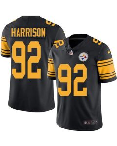 Men's Pittsburgh Steelers #92 James Harrison Black Vapor Untouchable Limited Stitched Jersey