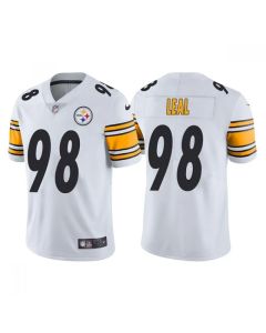 Men's Pittsburgh Steelers #98 DeMarvin Leal White Vapor Untouchable Limited Stitched Jersey