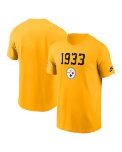 Men's Pittsburgh Steelers Gold 1933 Alt Pack Onside Conversion Performance T-Shirt (Gold)
