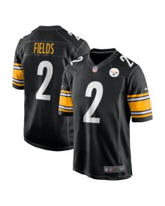 Men's Pittsburgh Steelers Justin Fields Black Game Player Jersey (Black)