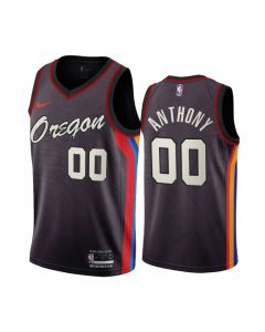 Men's Portland Trail Blazers #00 Carmelo Anthony 2020 Coffee City Edition Stitched Jersey