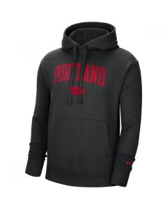 Men's Portland Trail Blazers 2021 Black Heritage Essential Pullover Hoodie