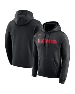 Men's Portland Trail Blazers Black City Edition Logo Essential Pullover Hoodie (Black)