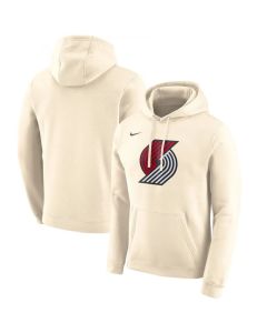Men's Portland Trail Blazers Cream City Edition Logo Essential Pullover Hoodie