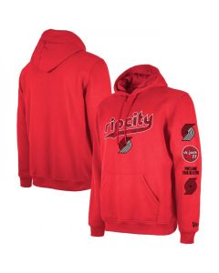 Men's Portland Trail Blazers Red 2023/24 City Edition Pullover Hoodie