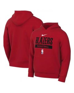 Men's Portland Trail Blazers Red Spotlight Fleece Overhead Hoodie