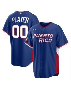 Men's Puerto Rico Baseball Custom White 2026 World Baseball Classic Home Jersey (2026)