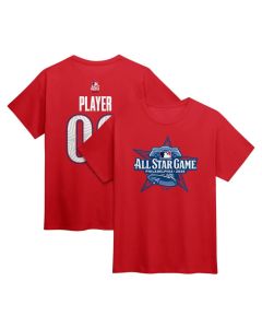 Men's Red 2026 MLB All-Star Game Name & Number Custom T-Shirt (Red)