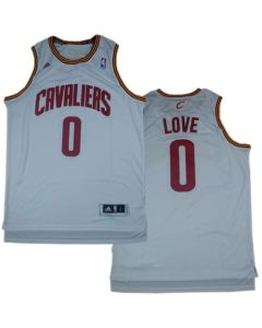 Men's Revolution 30 Cleveland Cavaliers #0 Kevin Love White Stitched NBA Jersey