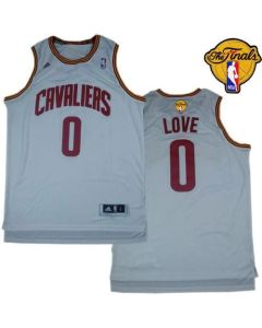 Men's Revolution 30 Cleveland Cavaliers #0 Kevin Love White The Finals Patch Stitched NBA Jersey