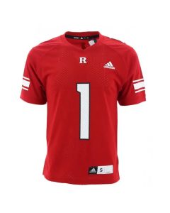 Men's Rutgers Scarlet Knights #1 Red Stitched Jersey