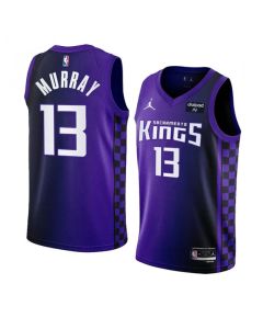 Men's Sacramento Kings #13 Keegan Murray Purple 2023/24 Statement Edition Swingman Stitched Basketball Jersey