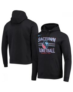Men's Sacramento Kings 2021 Black City Edition Story Club Pullover Hoodie