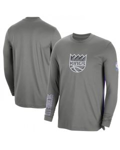 Men's Sacramento Kings Grey 2022/23 City Edition Essential Expressive Long Sleeve T-Shirt