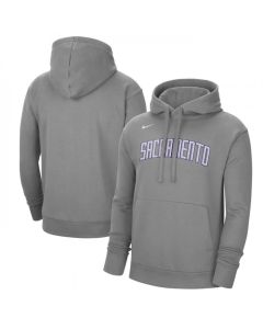 Men's Sacramento Kings Heather Charcoal 2022/23 City Edition Essential Pullover Hoodie