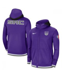 Men's Sacramento Kings Purple 75th Anniversary Performance Showtime Full-Zip Hoodie Jacket