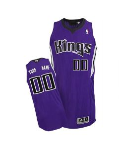Men's Sacramento Kings Purple Authentic Custom Jersey