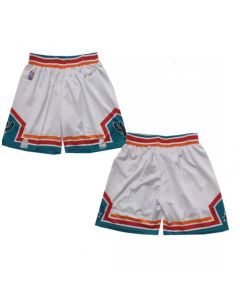 Men's San Antonio Spurs White Shorts (Run Small) (White)