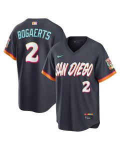 Men's San Diego Padres #2 Xander Bogaerts Obsidian 2026 City Connect Stadium Jersey (City Connect)