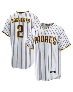 Men's San Diego Padres #2 Xander Bogaerts White/Brown Home Official Replica Player Jersey