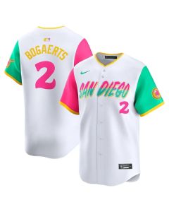 Men's San Diego Padres #2 Xander Bogaerts White City Connect Limited Player Jersey
