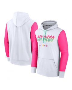 Men's San Diego Padres 2022 White City Connect Pullover Hoodie
