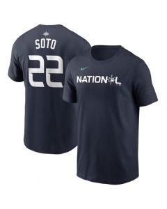 Men's San Diego Padres #22 Juan Soto Navy 2023 All-star Name & Number T-Shirt