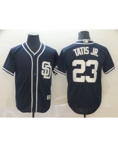 Men's San Diego Padres #23 Fernando Tatis Jr. Navy Cool Base Stitched MLB Jersey