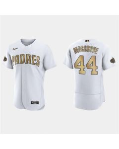 Men's San Diego Padres #44 Joe Musgrove 2022 All-Star White Flex Base Stitched Baseball Jersey