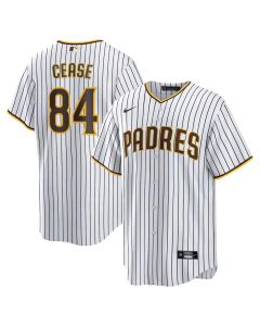 Men's San Diego Padres #84 Dylan Cease White Home Replica Jersey