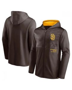 Men's San Diego Padres Brown Jackets
