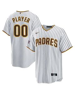 Men's San Diego Padres White 2025 MLB All-Star Game Home Custom Replica Jersey (White)
