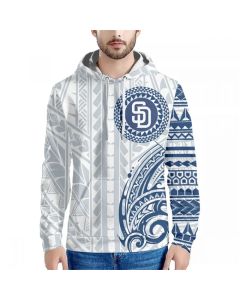 Men's San Diego Padres White Hoodie