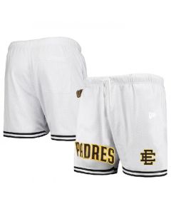 Men's San Diego Padres White Mesh Shorts