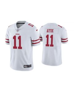 Men's San Francisco 49ers #11 Brandon Aiyuk White Vapor Untouchable Limited Stitched Jersey