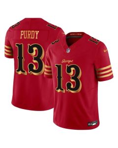 Men's San Francisco 49ers #13 Brock Purdy Red Rivalries Collection F.U.S.E. Vapor Limited Stitched Jersey (Red)