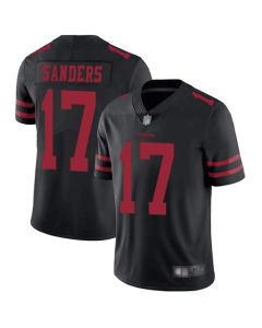 Men's San Francisco 49ers #17 Emmanuel Sanders Black Vapor Untouchable Limited Stitched NFL Jersey
