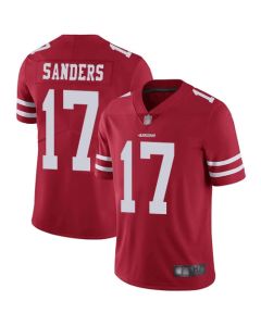 Men's San Francisco 49ers #17 Emmanuel Sanders Red Vapor Untouchable Limited Stitched NFL Jersey