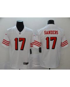 Men's San Francisco 49ers #17 Emmanuel Sanders White New Vapor Untouchable Limited Stitched NFL Jersey