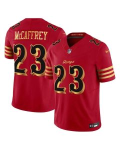 Men's San Francisco 49ers #23 Christian McCaffrey Red Rivalries Collection F.U.S.E. Vapor Limited Stitched Jersey (Red)