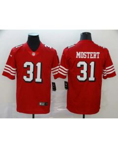 Men's San Francisco 49ers #31 Raheem Mostert New Red Vapor Untouchable Limited Stitched NFL Jersey