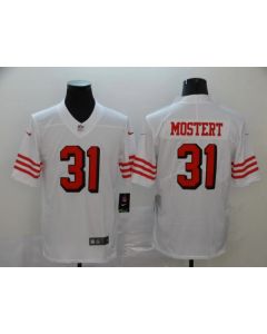 Men's San Francisco 49ers #31 Raheem Mostert New White Vapor Untouchable Limited Stitched NFL Jersey
