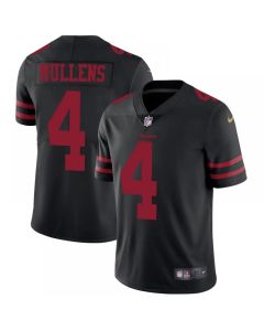 Men's San Francisco 49ers #4 Nick Mullens Black Vapor Untouchable Limited Stitched NFL Jersey