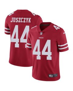 Men's San Francisco 49ers #44 Kyle Juszczyk Red Vapor Untouchable Limited Stitched NFL Jersey
