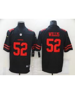 Men's San Francisco 49ers #52 Patrick Willis Black Vapor Untouchable Limited Stitched Jersey