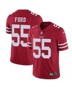 Men's San Francisco 49ers #55 Dee Ford Red Vapor Untouchable Limited Stitched NFL Jersey
